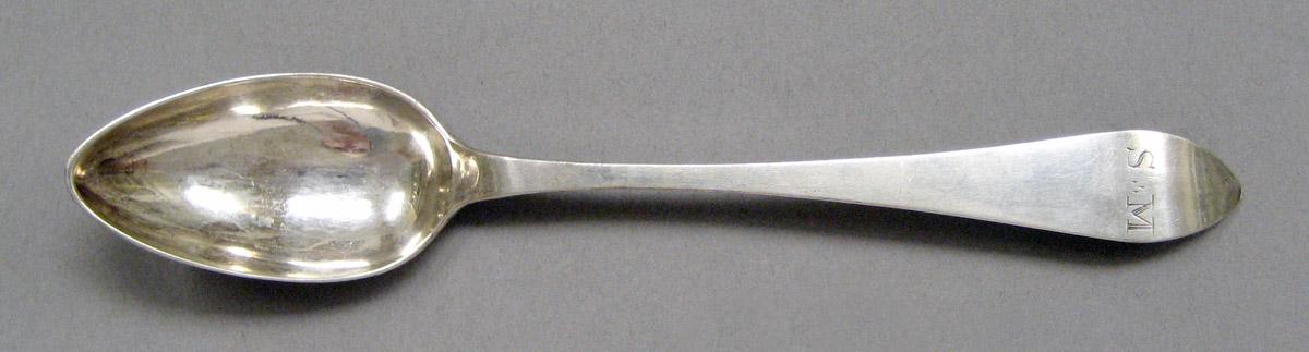 1998.0004.3599 Silver spoon upper surface