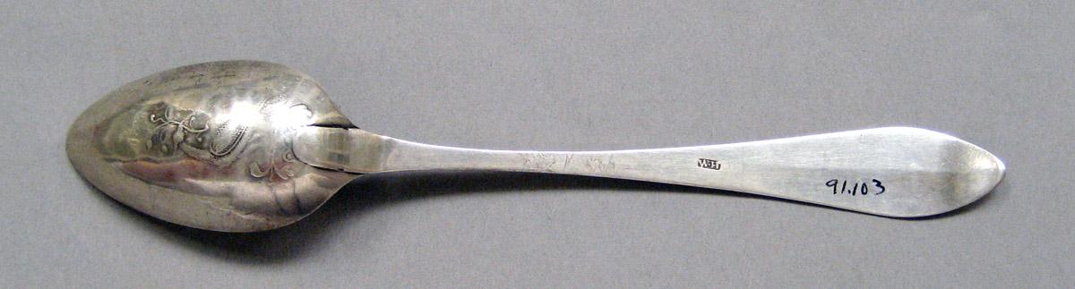 1998.0004.3599 Silver spoon underside