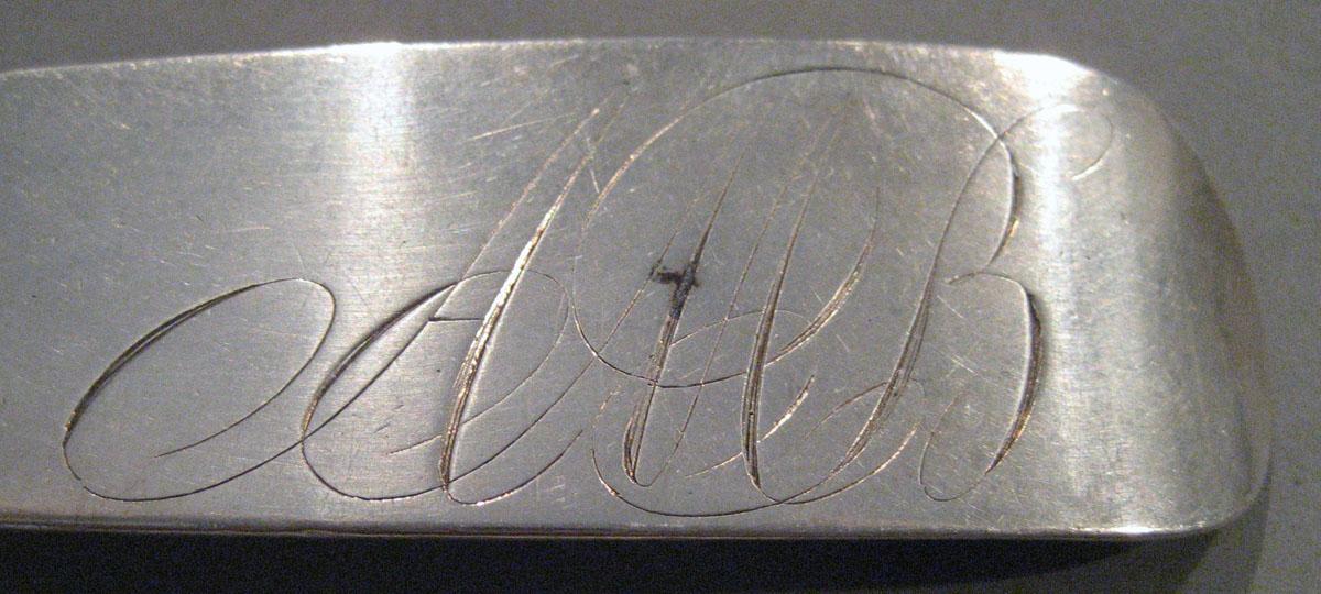 1998.0004.359 Silver Spoon engraving