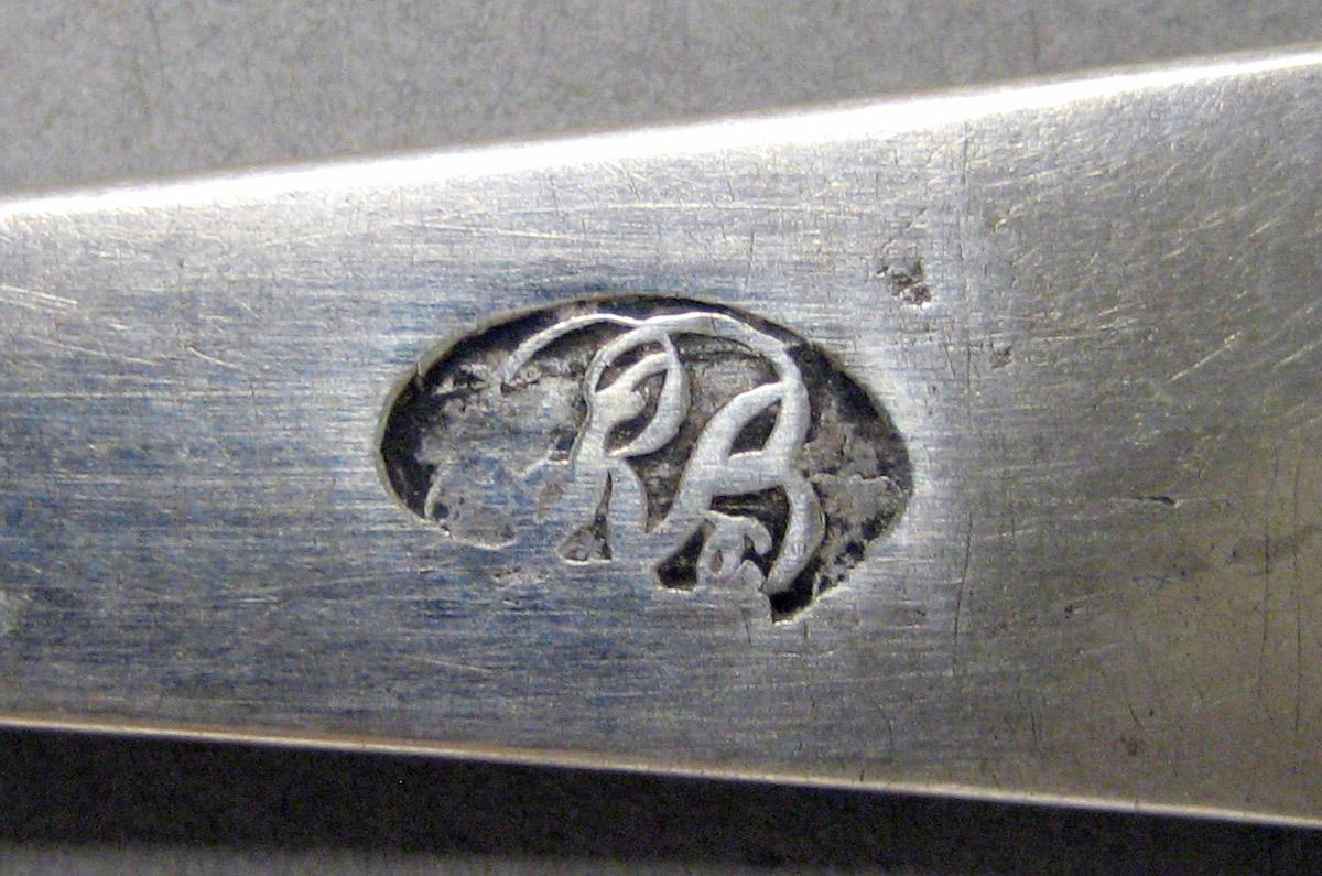 1998.0004.3607 Silver spoon mark