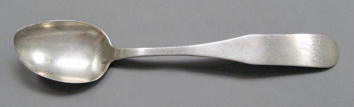 1998.0004.3611 Silver spoon upper surface
