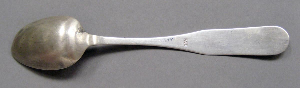 1998.0004.3611 Silver spoon underside