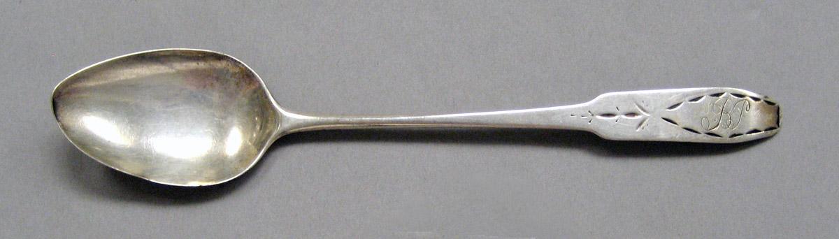 1998.0004.3612 Silver spoon upper surface