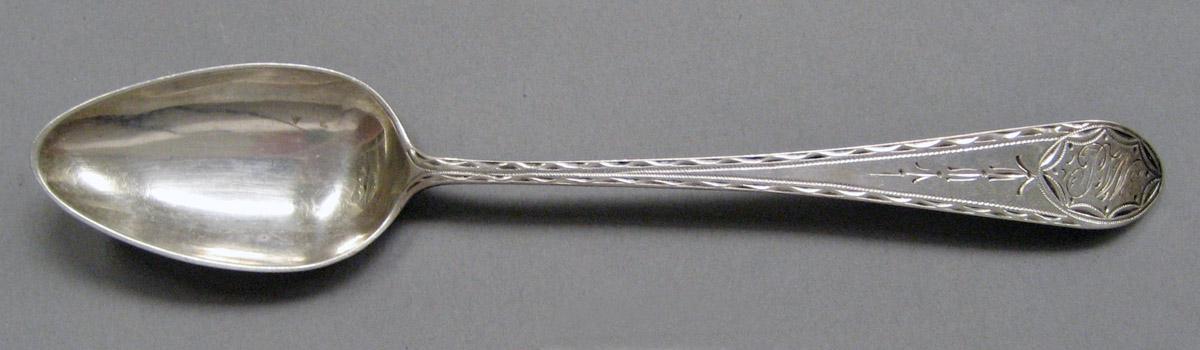 1998.0004.3614 Silver spoon upper surface