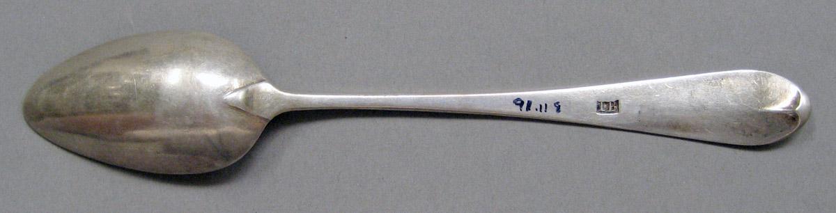 1998.0004.3614 Silver spoon underside