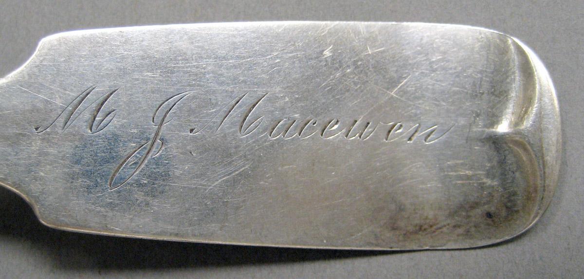 1998.0004.3615.002 Silver spoon engraving