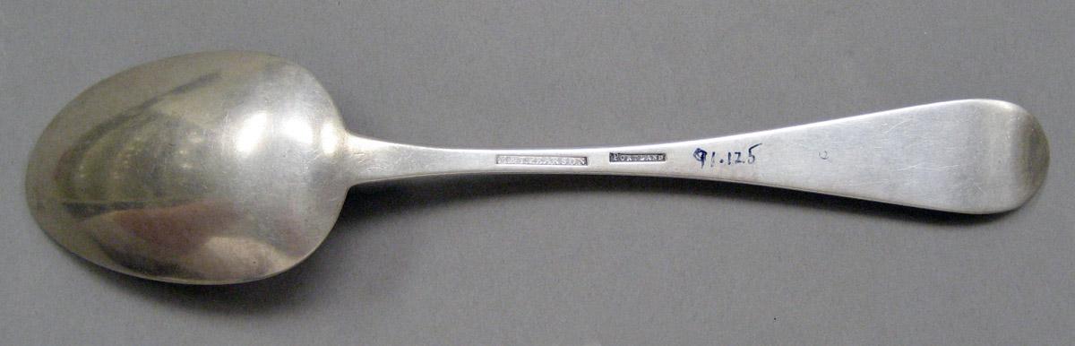 1998.0004.3621 Silver spoon underside