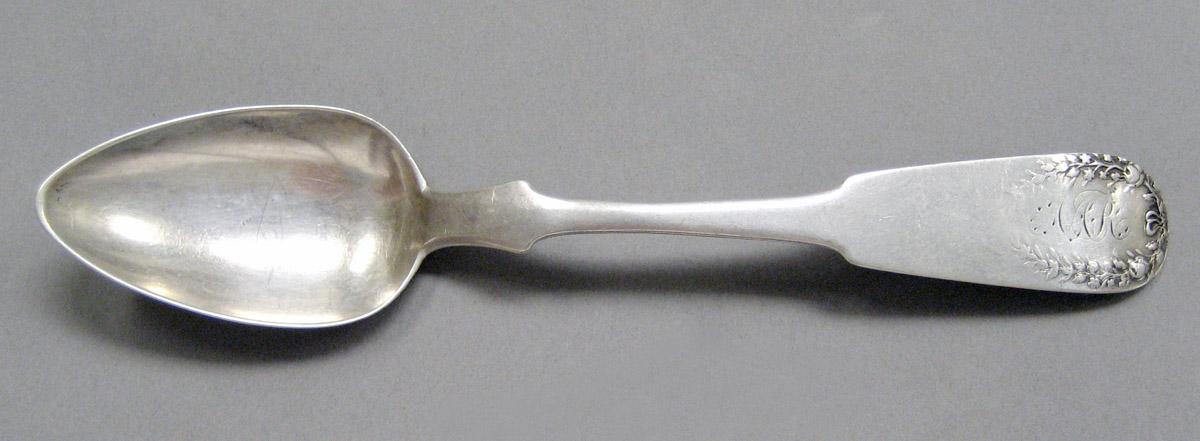 1998.0004.3622 Silver spoon upper surface