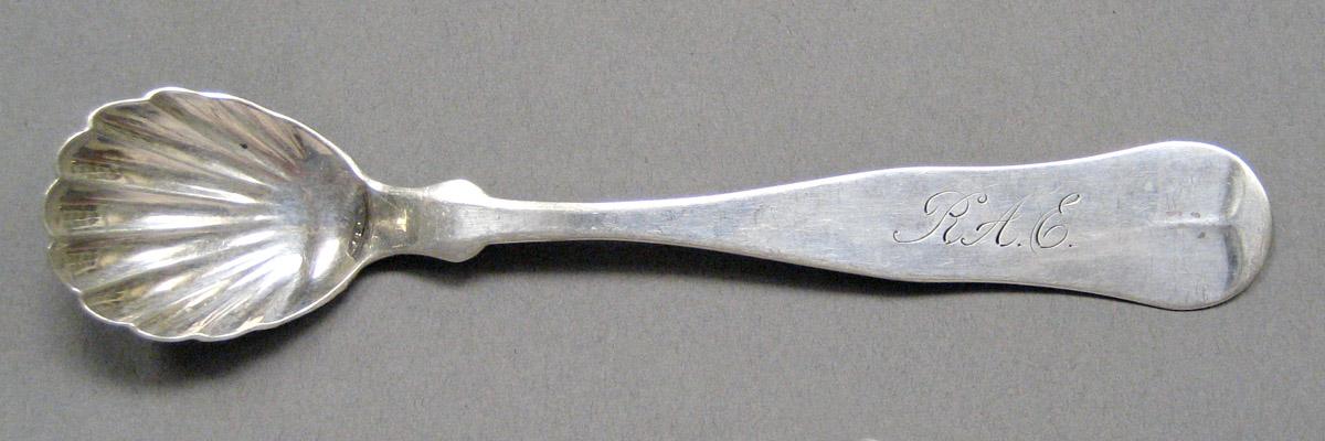 1998.0004.3623 Silver spoon upper surface