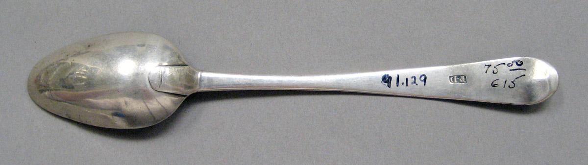 1998.0004.3625 Silver spoon underside