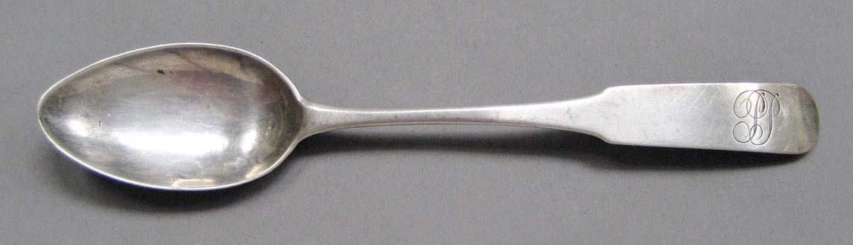 1998.0004.3627 Silver spoon upper surface