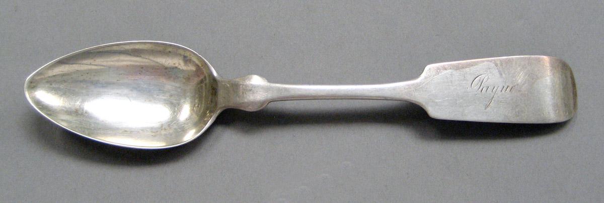1998.0004.3628 Silver spoon upper surface