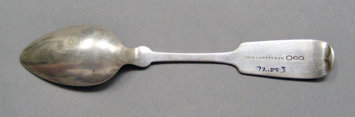 1998.0004.3628 Silver spoon underside