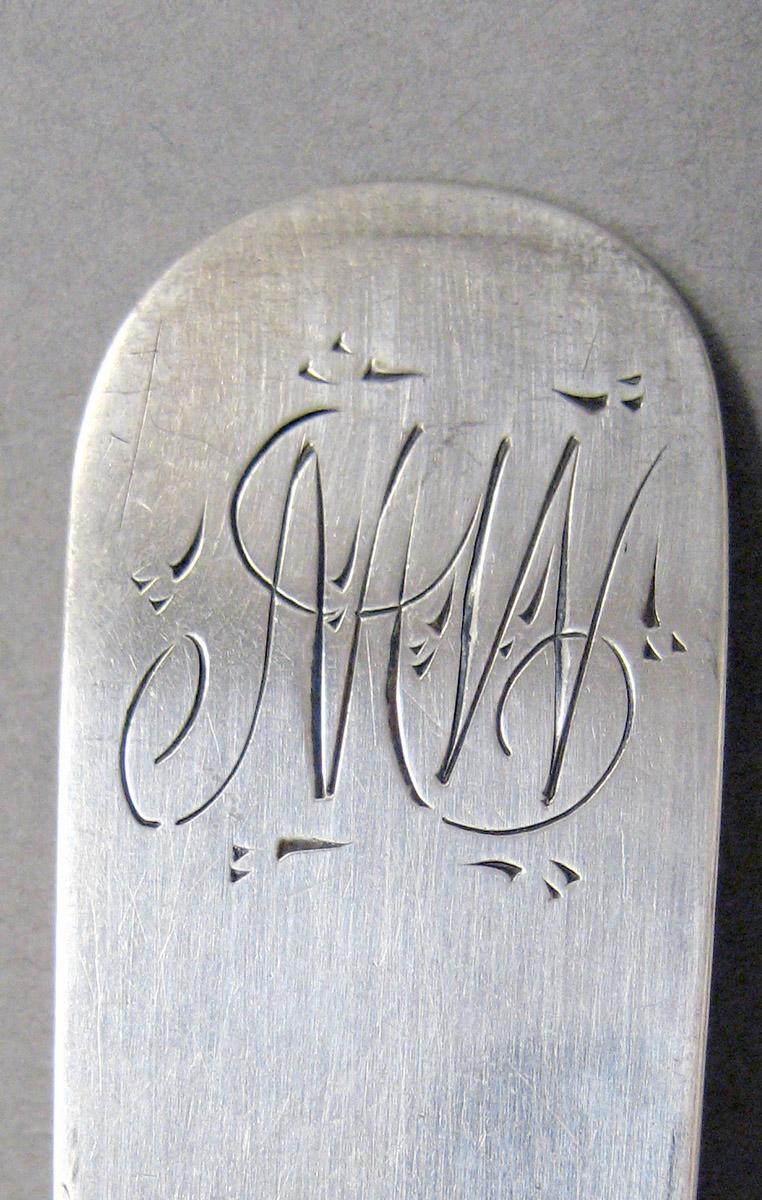 1998.0004.3631.004 Silver spoon engraving