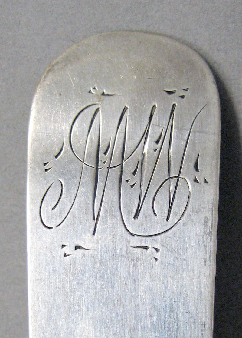 1998.0004.3631.005 Silver spoon engraving