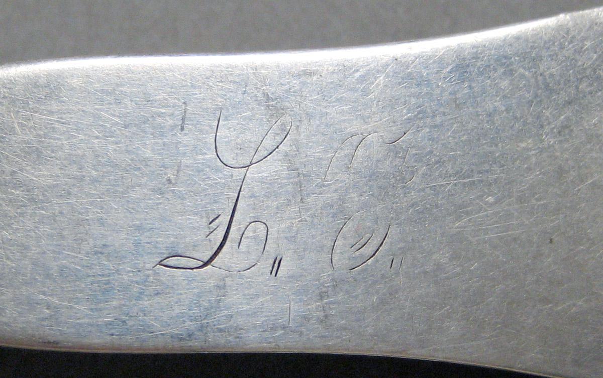 1998.0004.3633 Silver spoon engraving
