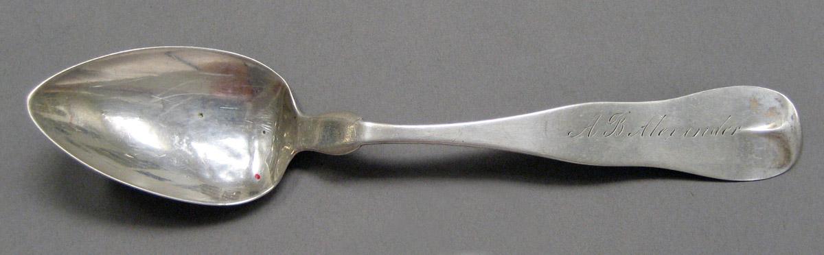 1998.0004.3634 Silver spoon upper surface