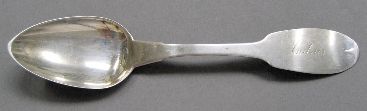 1998.0004.3636 Silver spoon upper surface