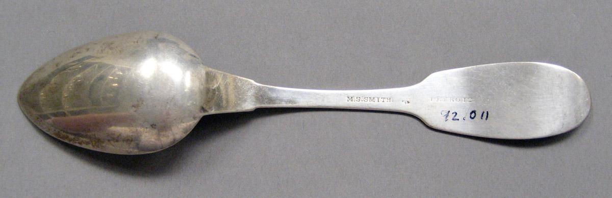 1998.0004.3636 Silver spoon underside