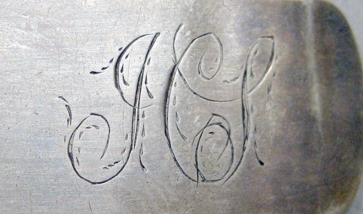1998.0004.3637.005 Silver spoon engraving