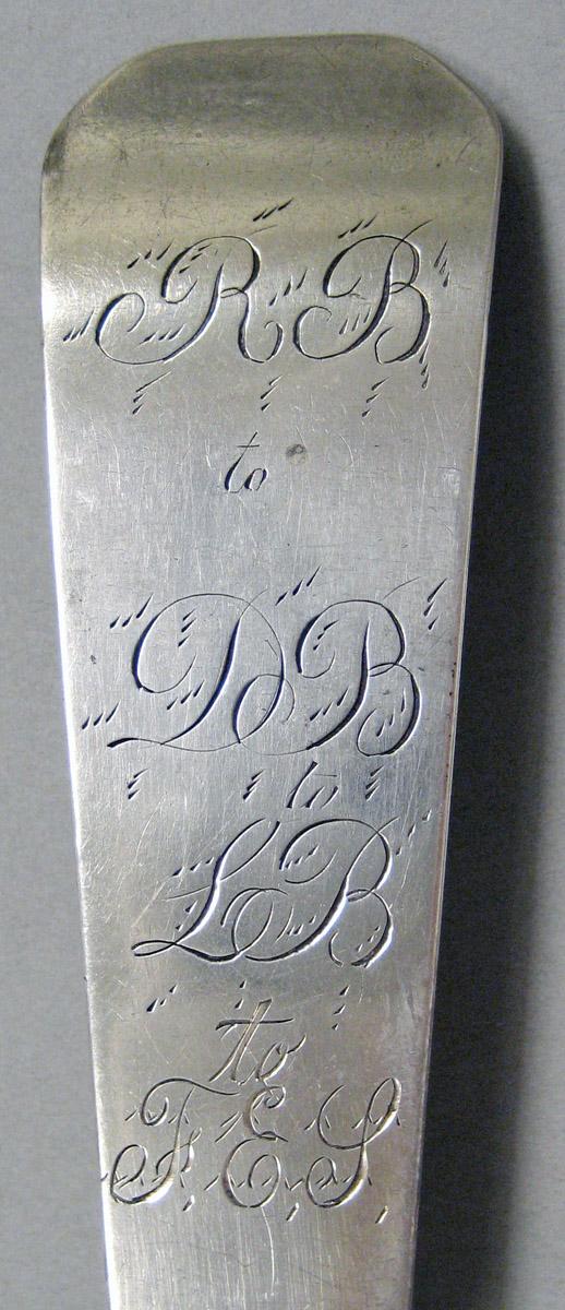 1998.0004.3641 Silver spoon engraving