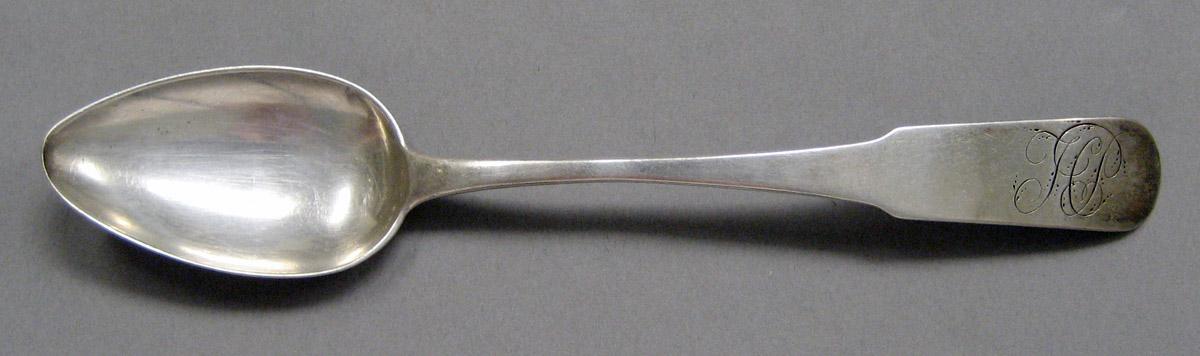 1998.0004.3646 Silver spoon upper surface