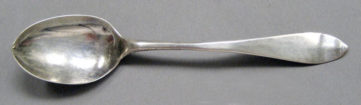 1998.0004.3648 Silver spoon upper surface