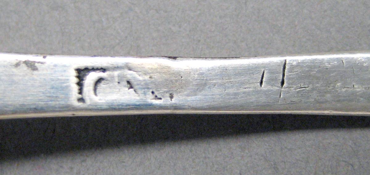 1998.0004.3648 Silver spoon mark