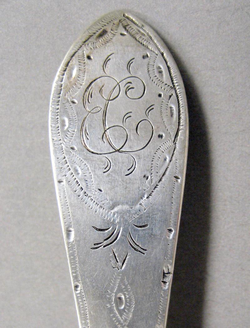 1998.0004.3649.001 Silver spoon engraving