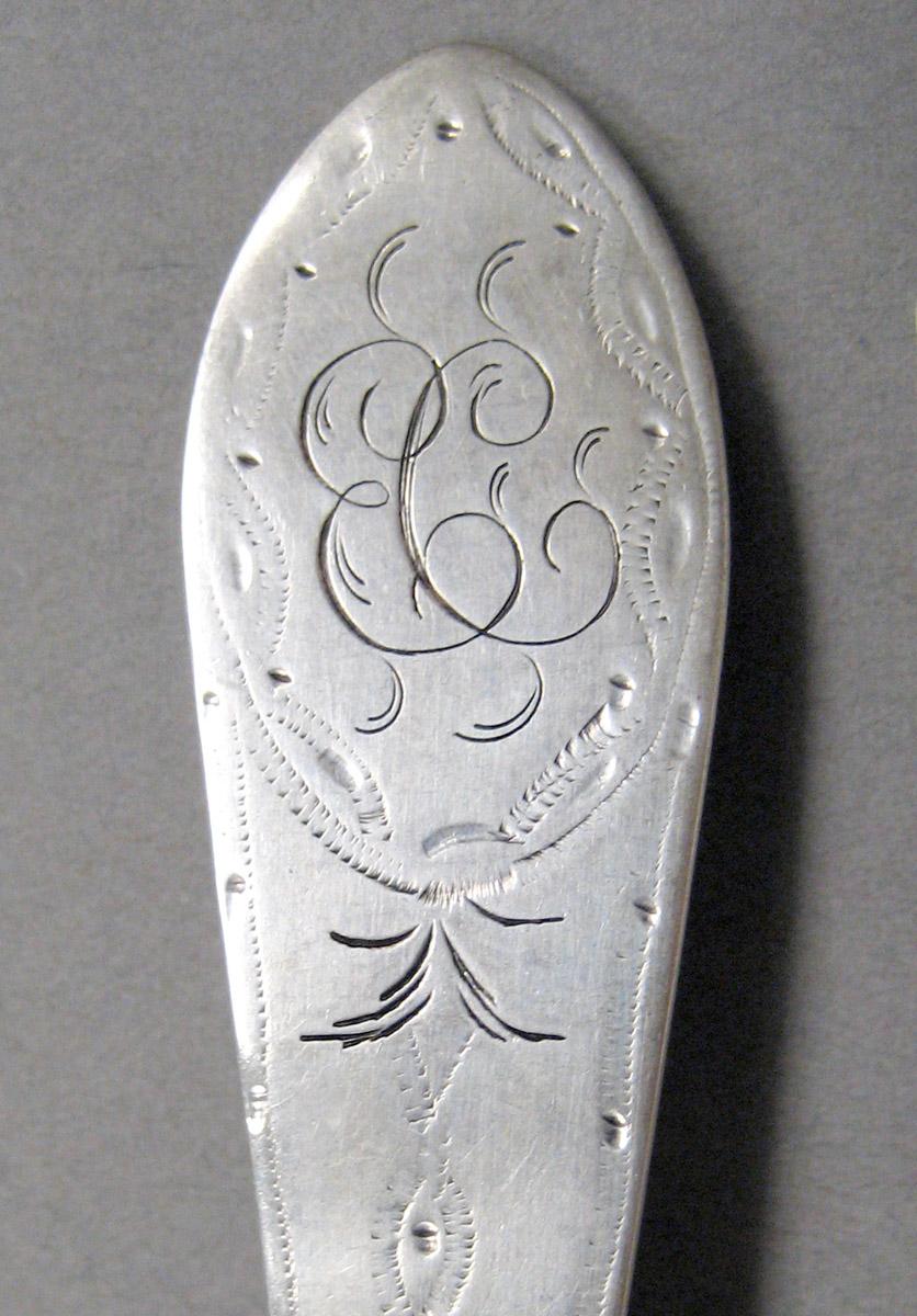 1998.0004.3649.003 Silver spoon engraving