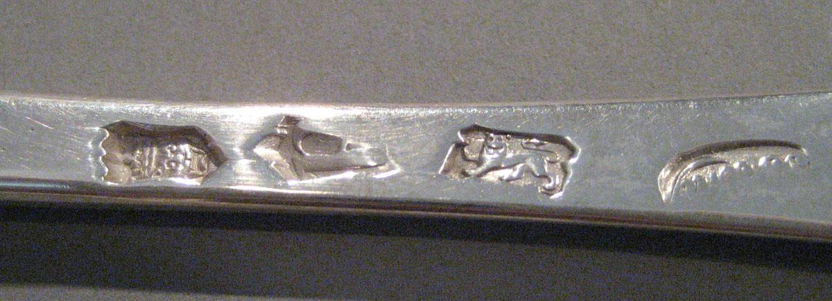 1998.0004.364 Silver Spoon marks