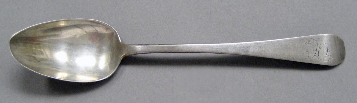 1998.0004.3654.001 Silver spoon upper surface