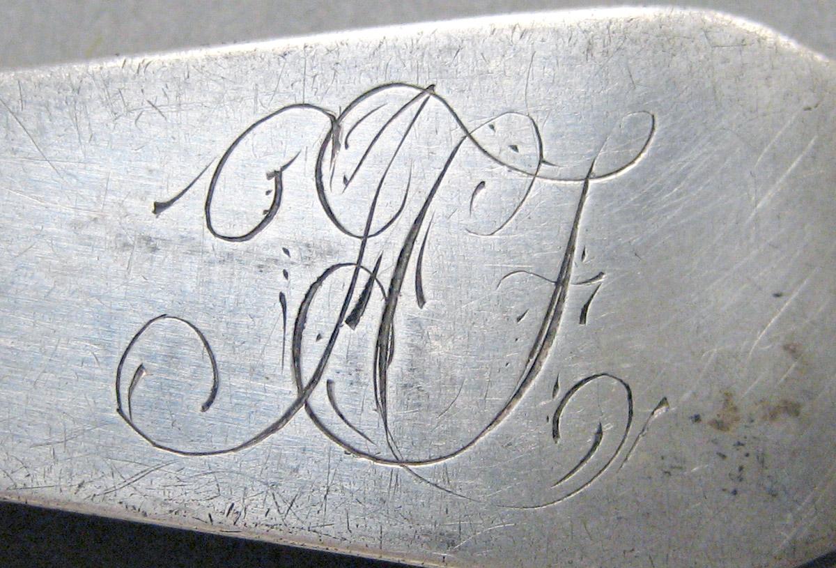 1998.0004.3654.002 Silver spoon engraving