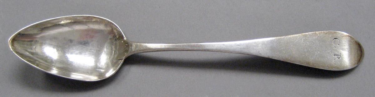 1998.0004.3655 Silver spoon upper surface