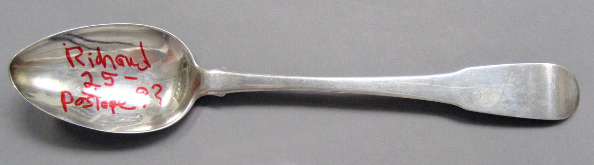 1998.0004.3656 Silver spoon upper surface