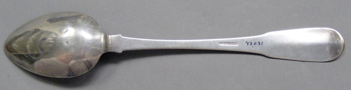 1998.0004.3656 Silver spoon underside