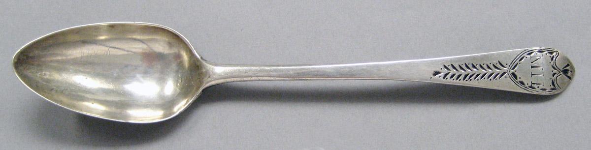 1998.0004.3657 Silver spoon upper surface