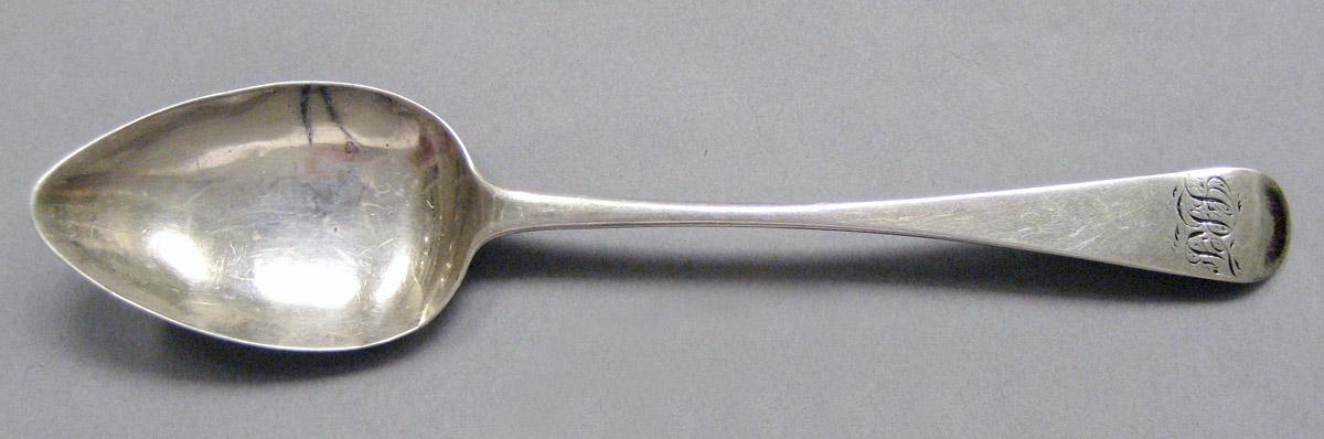 1998.0004.3662 Silver spoon upper surface