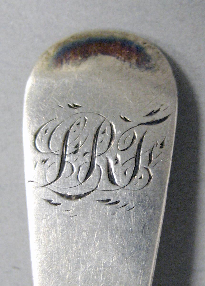 1998.0004.3662 Silver spoon engraving