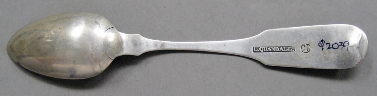 1998.0004.3664.001 Silver spoon underside