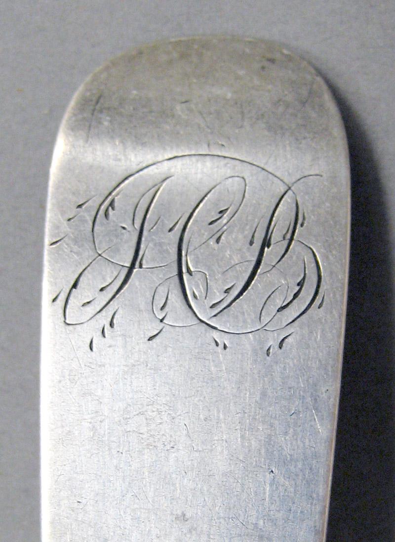 1998.0004.3664.001 Silver spoon engraving