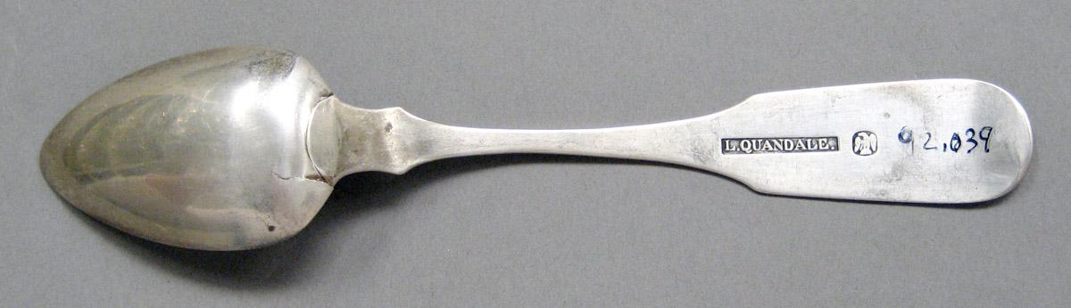 1998.0004.3664.003 Silver spoon underside view