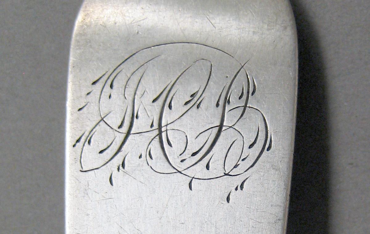 1998.0004.3664.003 Silver spoon engraving
