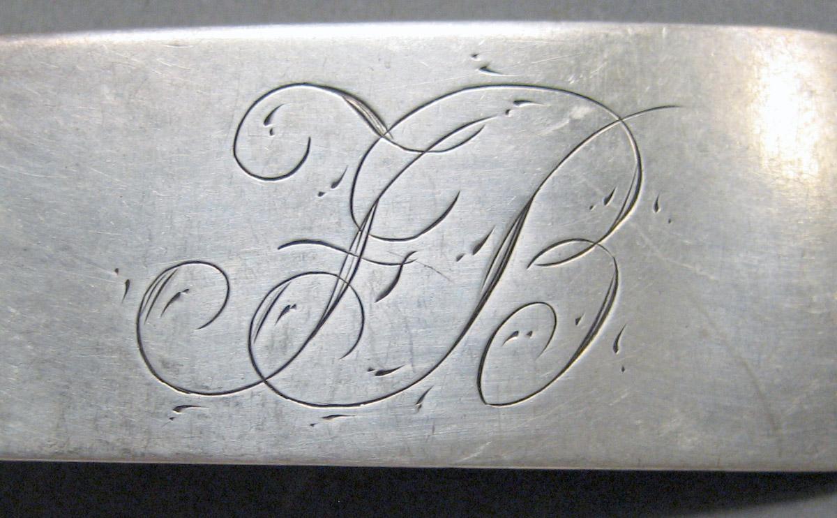 1998.0004.3668.001 Silver spoon engraving