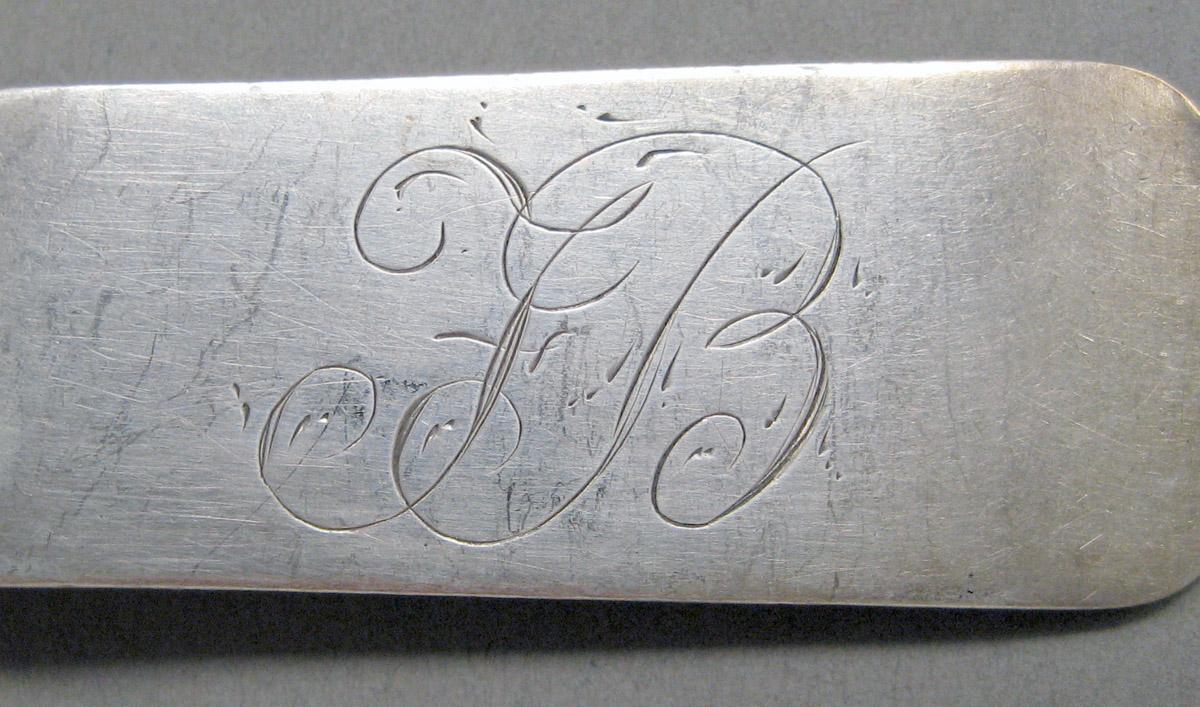 1998.0004.3668.002 Silver spoon engraving