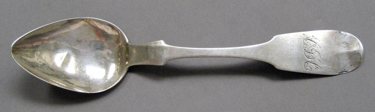 1998.0004.3669 Silver spoon upper surface