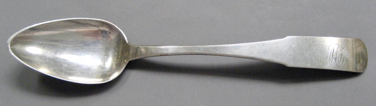 1998.0004.3670 Silver spoon upper surface