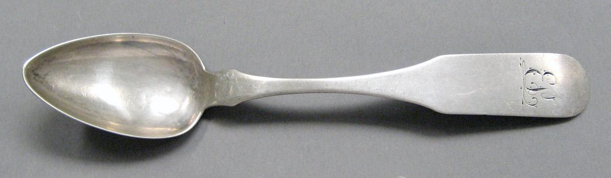 1998.0004.3672 Silver spoon upper surface