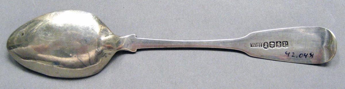 1998.0004.3673 Silver spoon underside