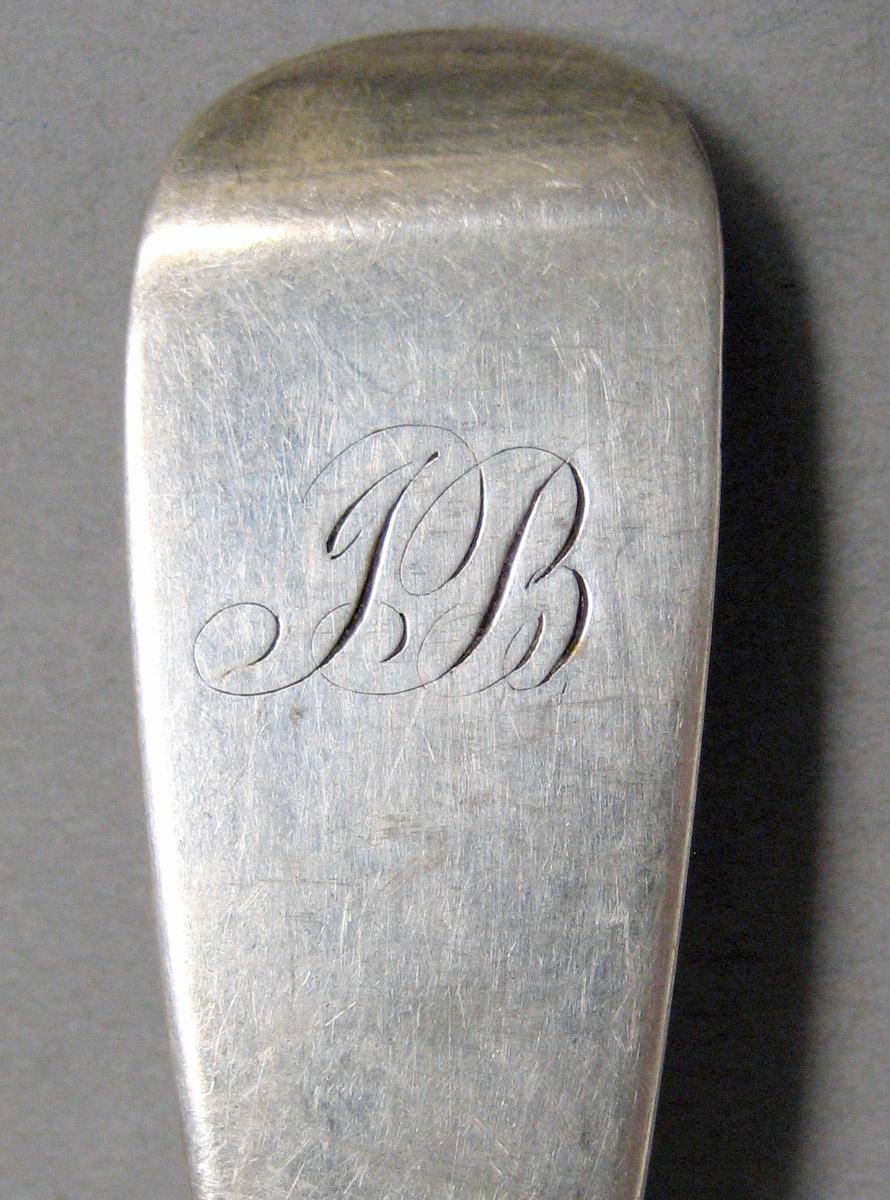 1998.0004.3673 Silver spoon engraving